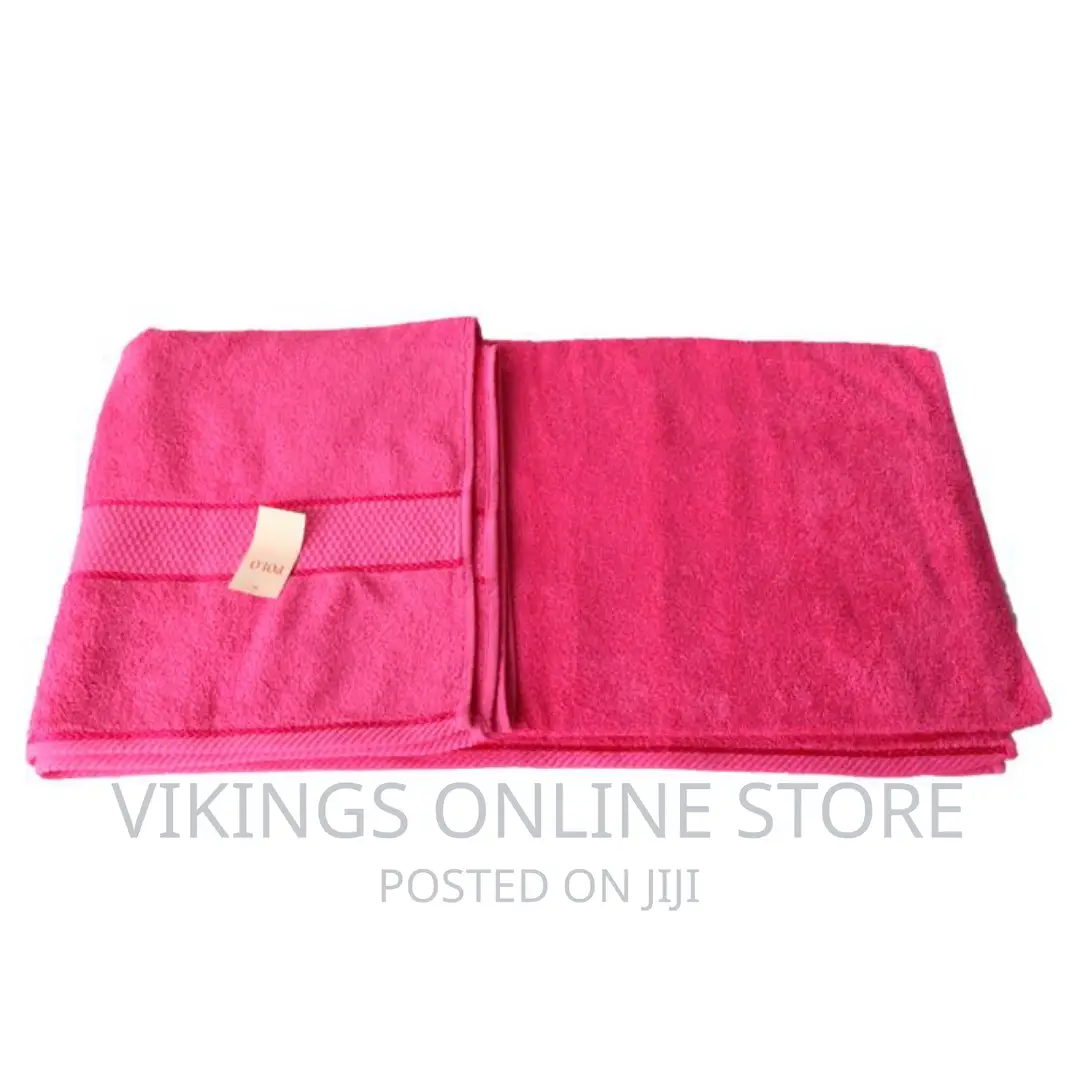 Bath Towel Pure Cotton- Pink