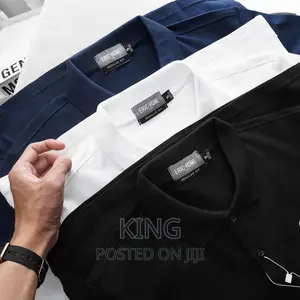 T-Shirt. Lacoste Black, Navyblue, White