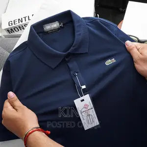 T-Shirt. Lacoste Black/Navyblue