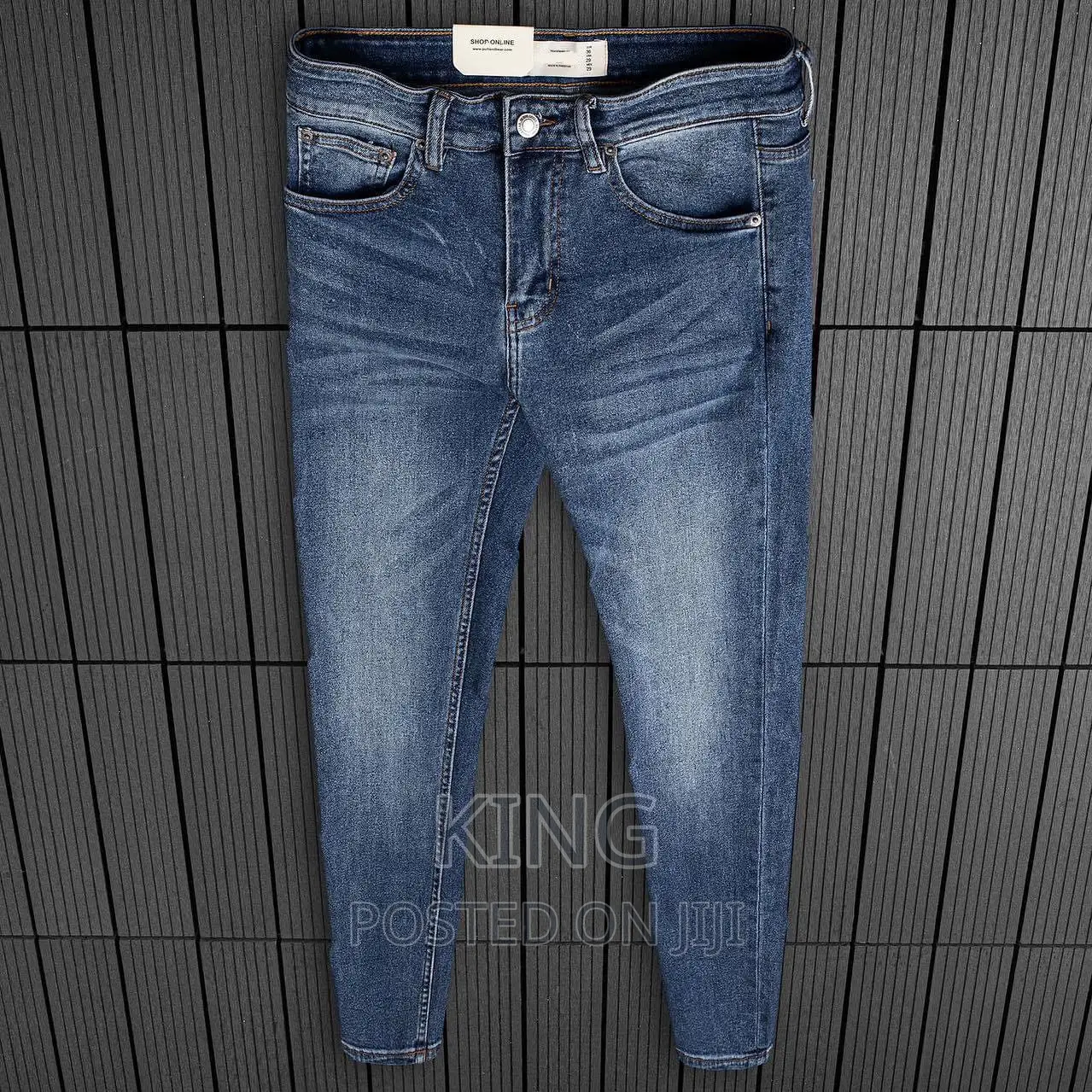 Denim Slim Fit Jeans. Blue