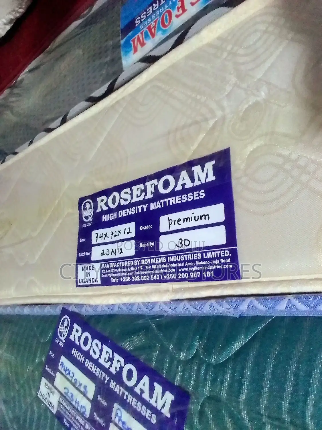 Rose Foam Premium High Density Mattresses