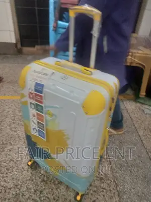 Vip Executive Plastic Suitcase.Large.( Yellow)