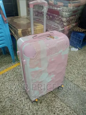 Vip Original Plastic Plastic Suitcase.Large.( Pink)