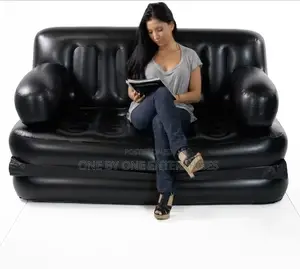 5 in 1 Air Sofa Bed With Out Pump Couch Mattress Inflatable