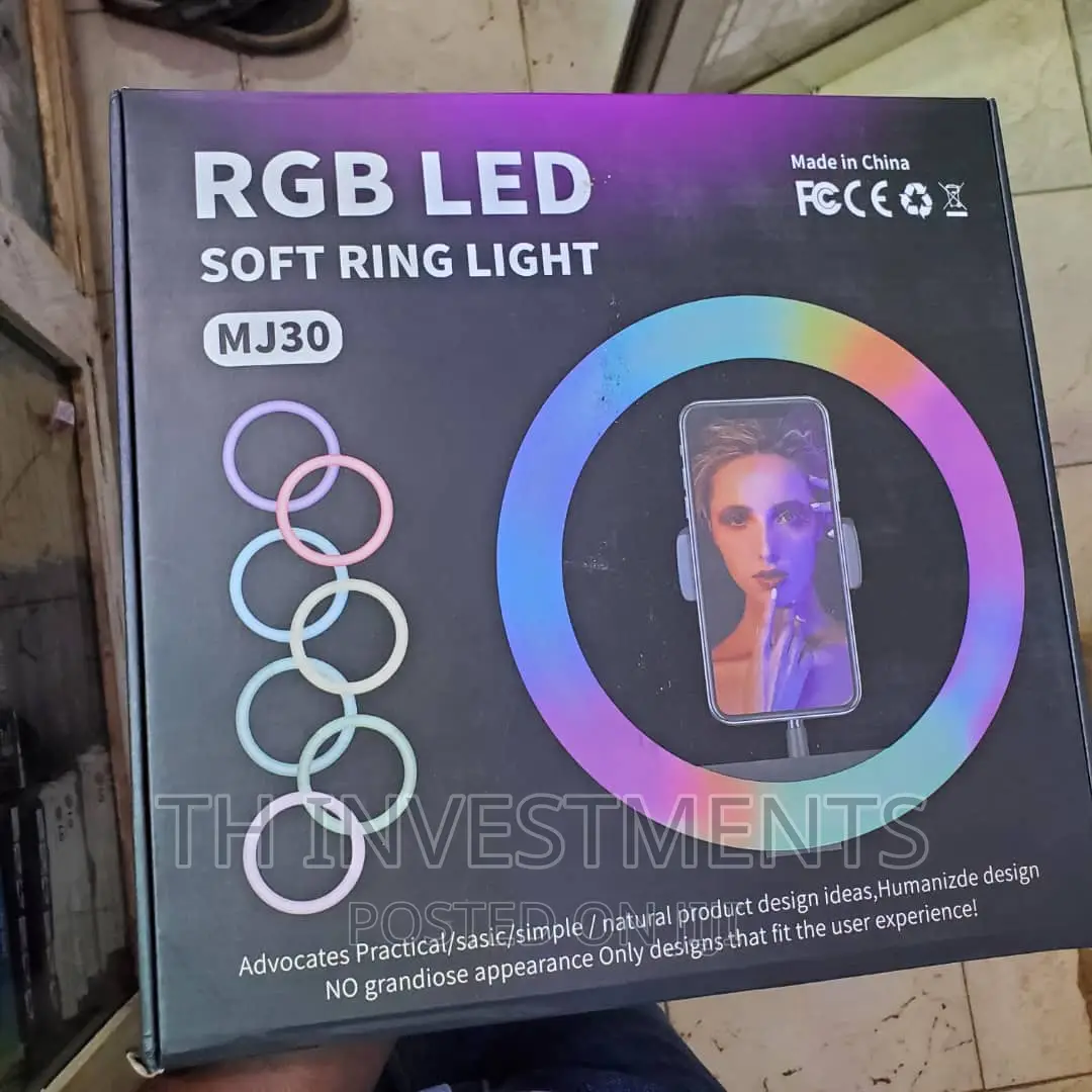 MJ30 RGB Led Soft Ring Light.