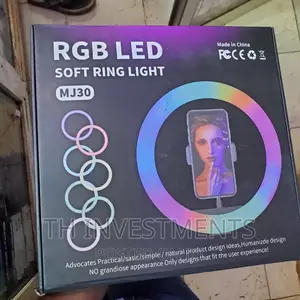 MJ30 RGB Led Soft Ring Light.