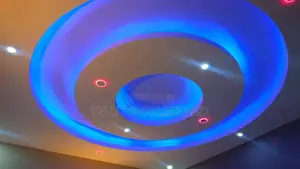 Circular Gypsum Ceiling Design