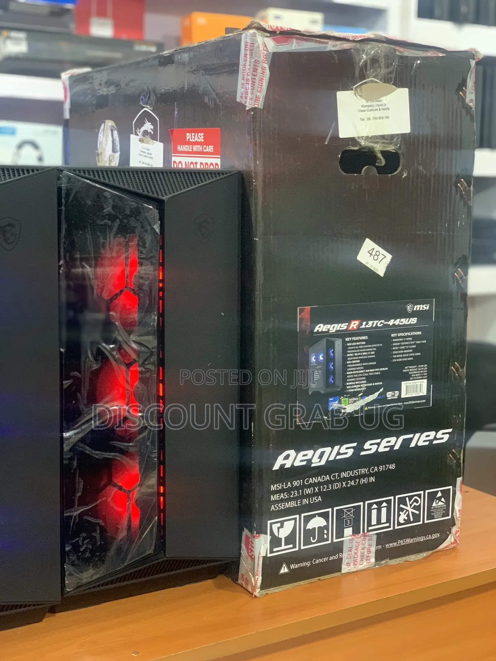New MSI Aegis RS 12tj-282us 32GB Intel Core I7 HDD+SSD 2T