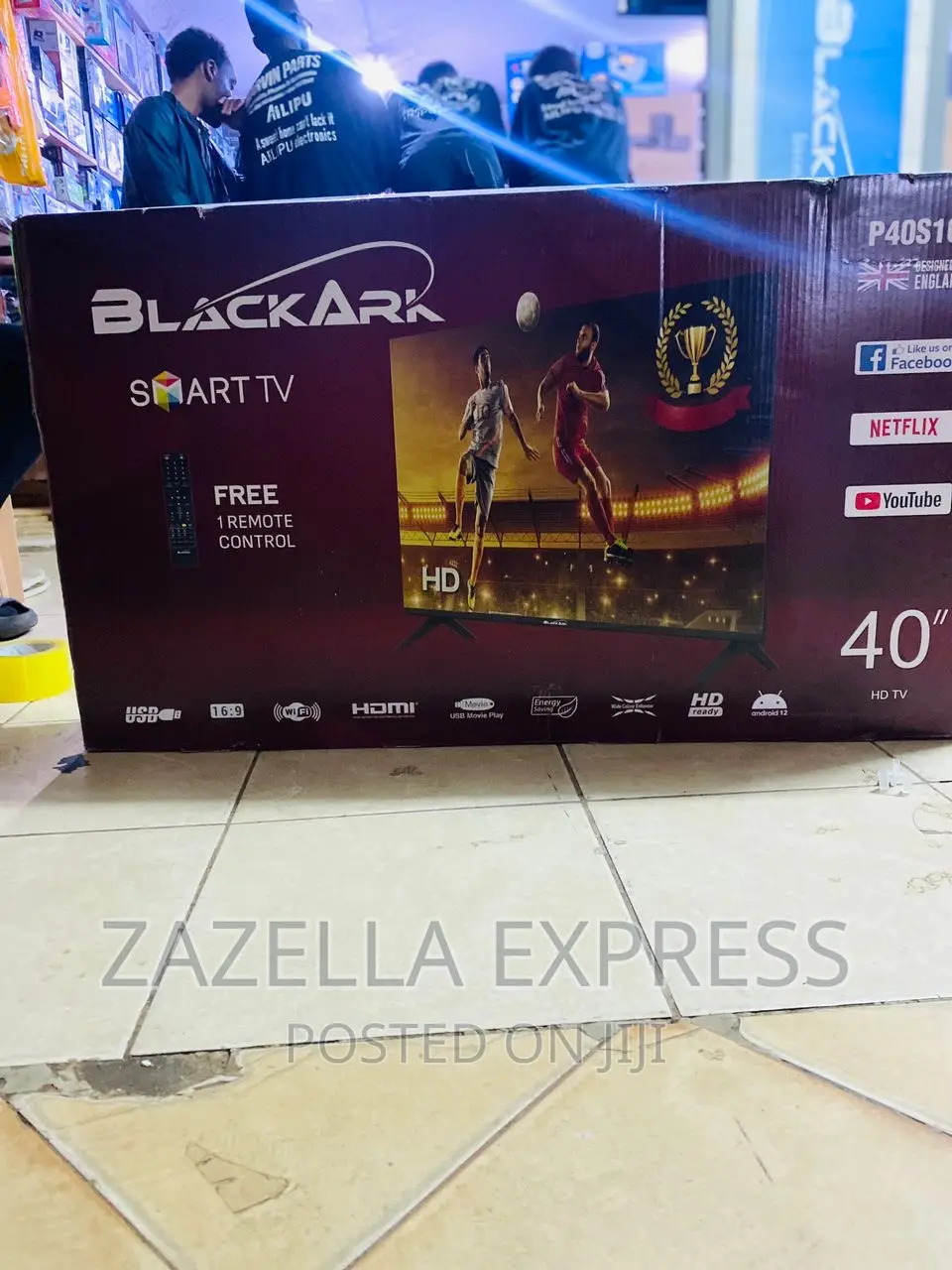 Black Ark 40 Inch Smart TV With Netflex and Youtube