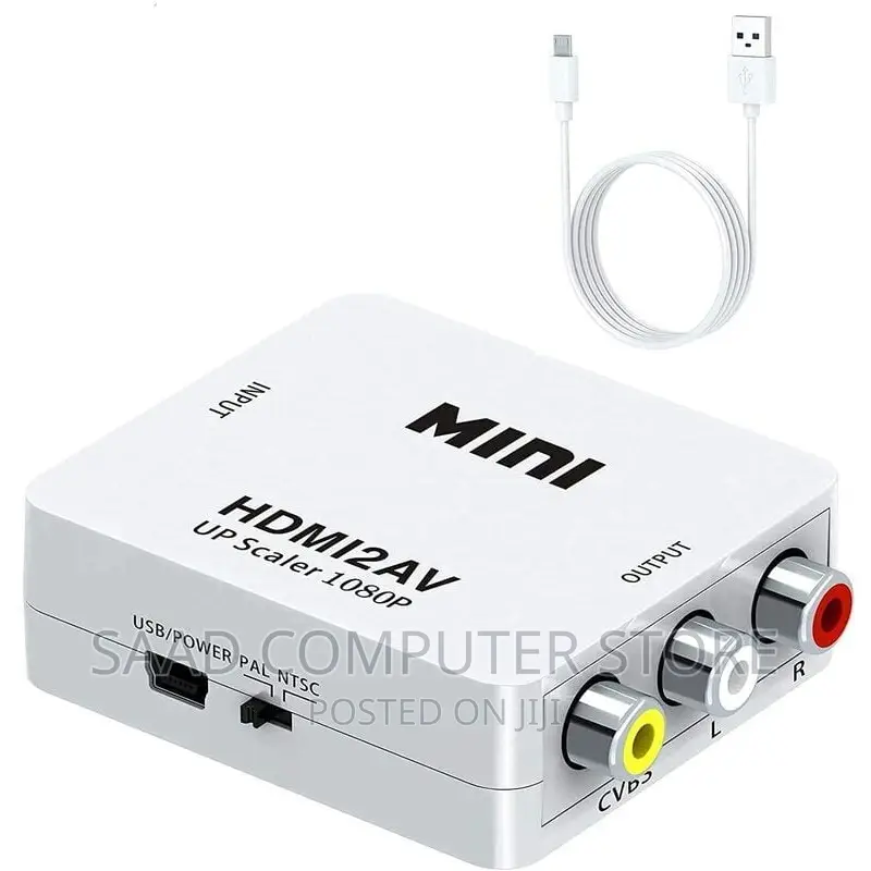 Hdmi to Av Adapter Mini Box 1080p