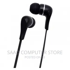 TOSHIBA Wired Earphones With Mic(RZE-D32e Black)