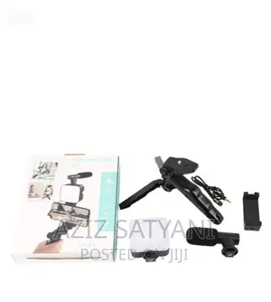 AY-49 Video Maker Kit +Mic+Tripod+Holder/Ring Light