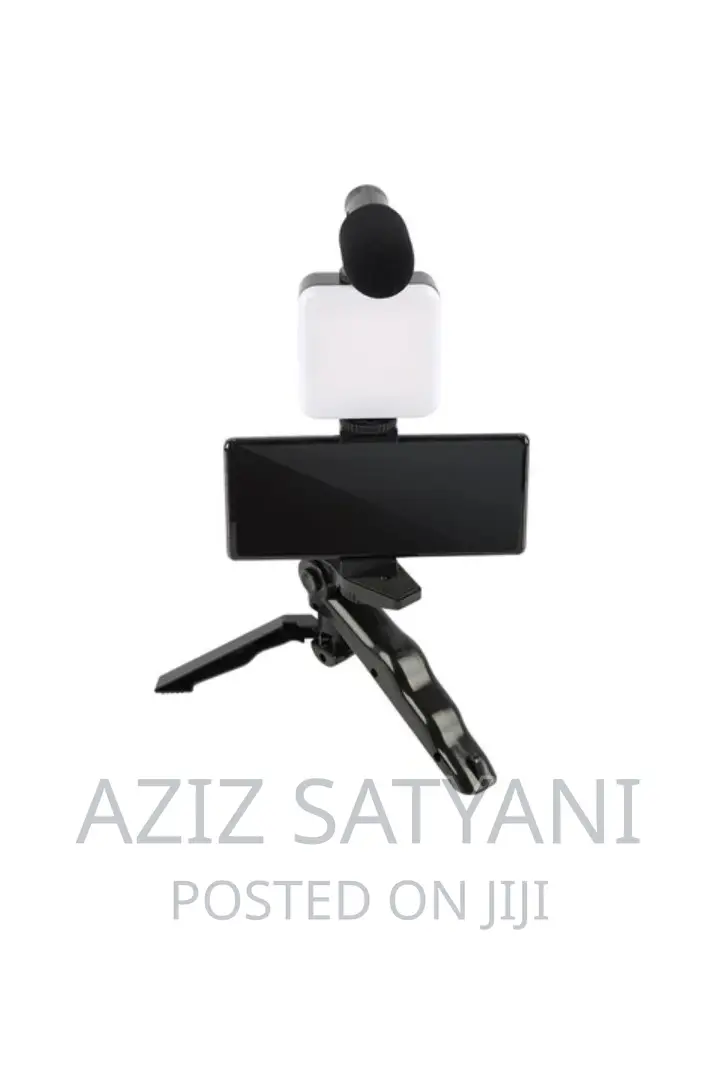 AY-49 Video Maker Kit +Mic+Tripod+Holder/Ring Light
