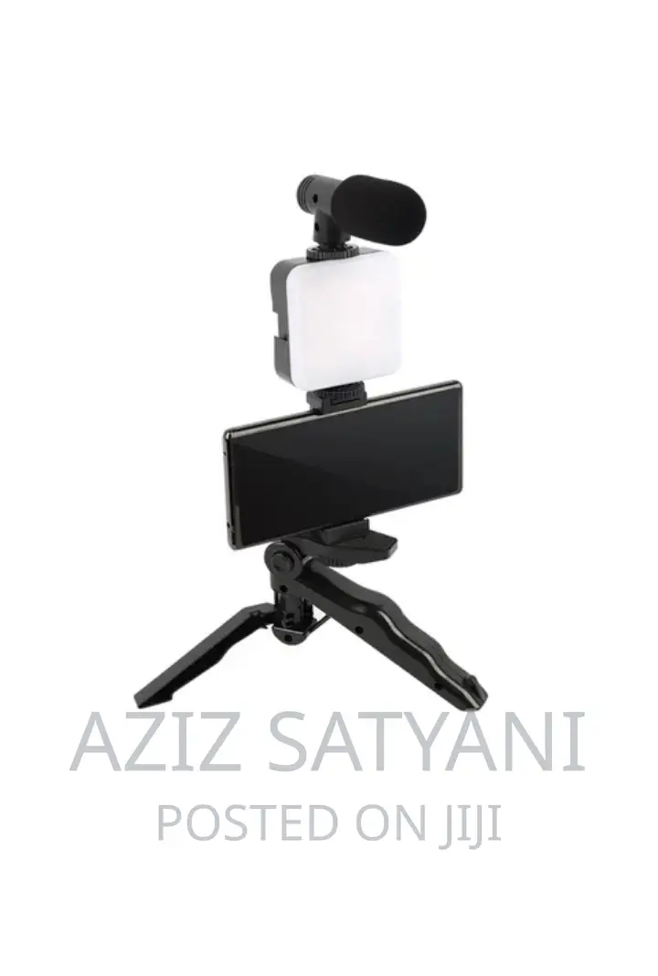AY-49 Video Maker Kit +Mic+Tripod+Holder/Ring Light