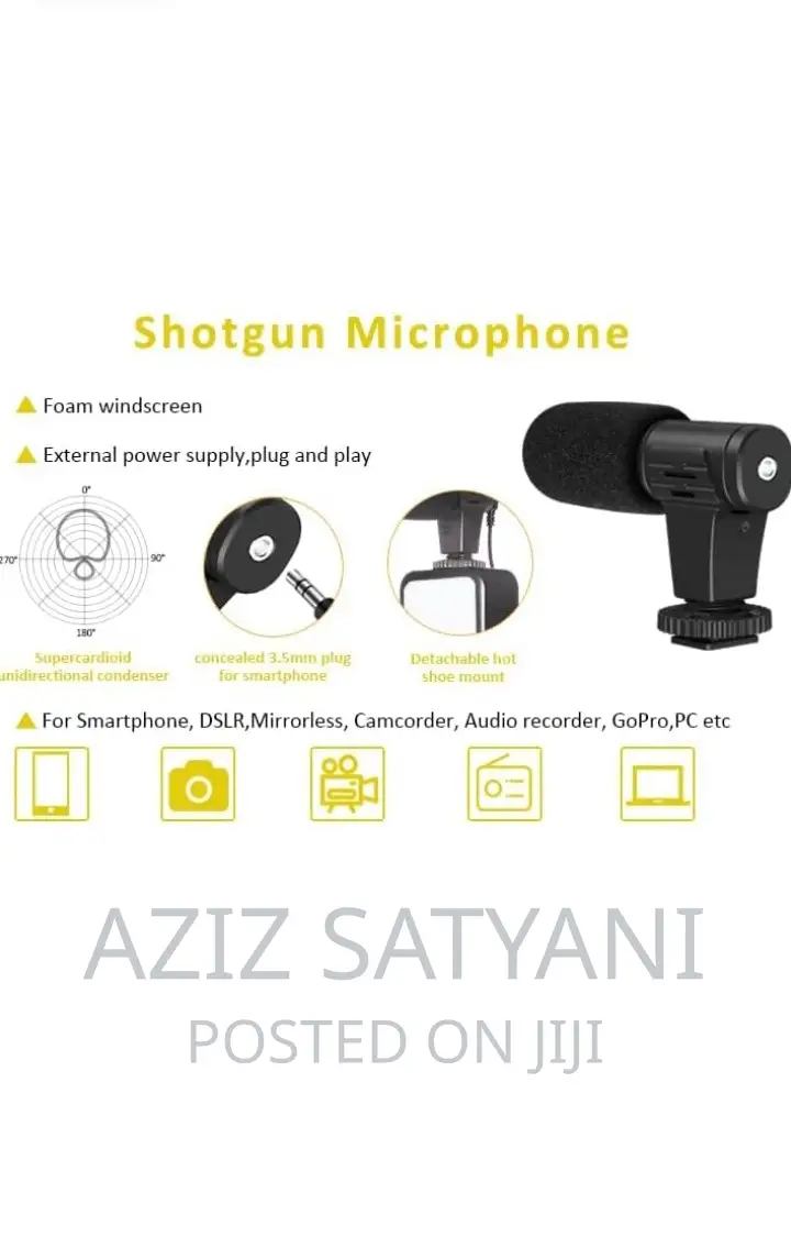 AY-49 Video Maker Kit +Mic+Tripod+Holder/Ring Light