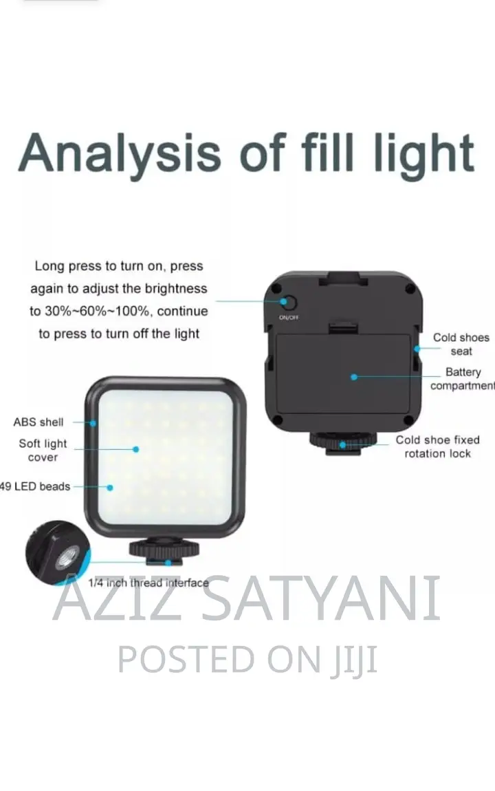 AY-49 Video Maker Kit +Mic+Tripod+Holder/Ring Light