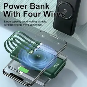 10000mah Power Bank Portable With Wireless Charger