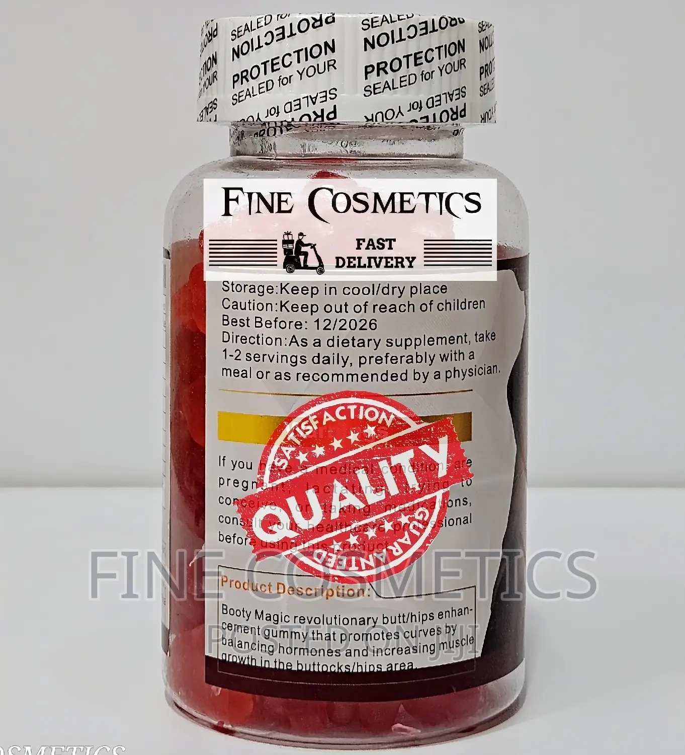 Big Booty Gummies Curves/Hip and Buttocks Enlargement Maca Gummies. 60