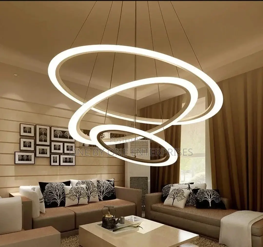 Chandeliers, Modern Design, 3 Circles, Ceiling for Home