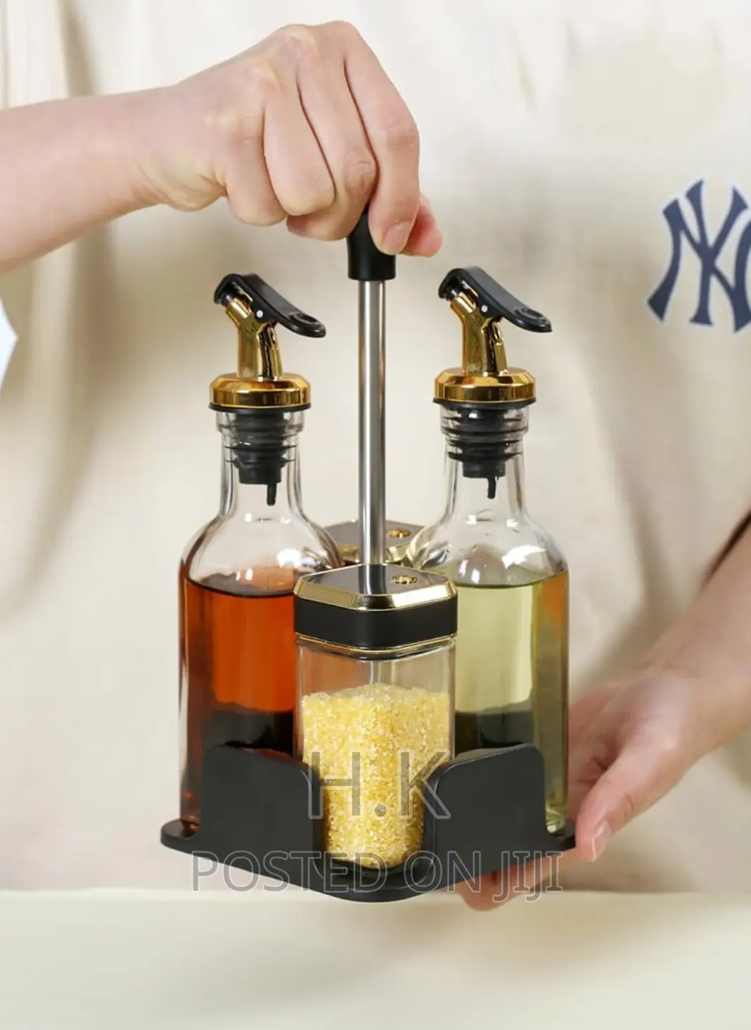 Revolving Spice Rack Organizer Set