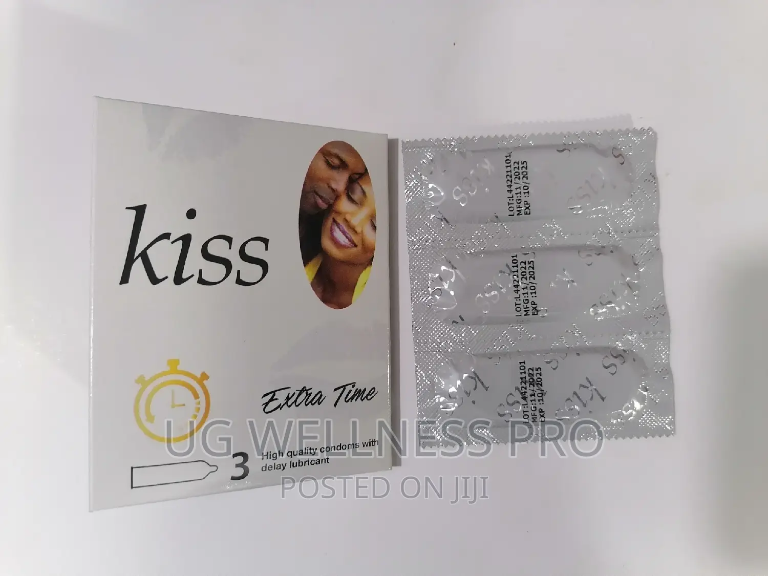 Kiss Extra Time Delay Condoms 3’S
