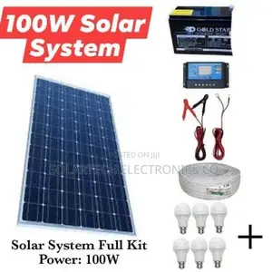 100w Solar System Full Kit