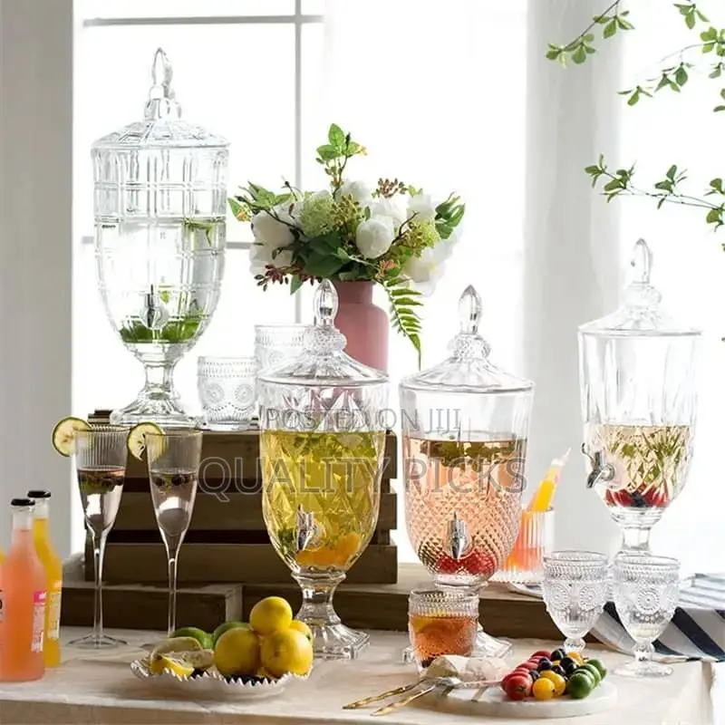 Portable Glass Juice Dispenser