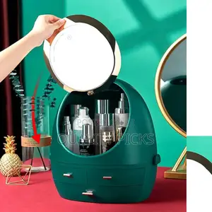 Led Light Makeup Storage Box