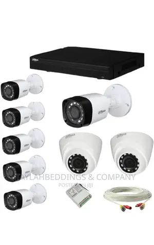 Dahua Set of 2+6 Dome Bullet CCTV Camera With 8 Ch DVR