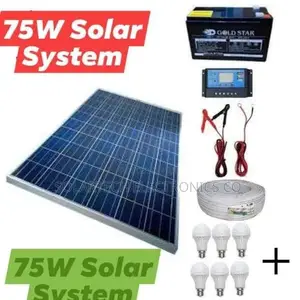 75w Solar System Full Kit
