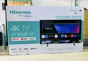 Hisense 65inch Smart Uhd TVS 2yr Warranty