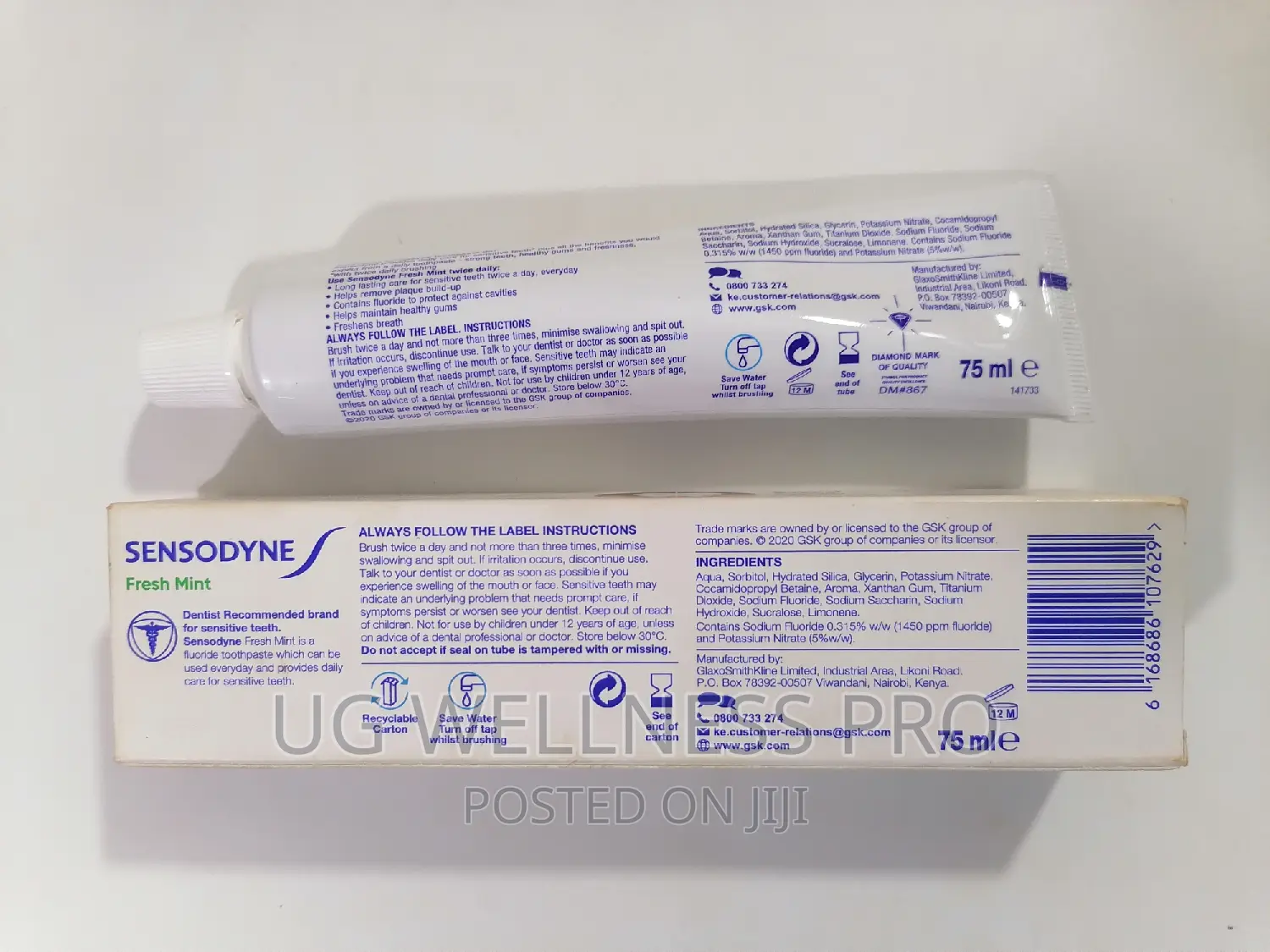 Sensodyne Fresh Mint Toothpaste 75ml