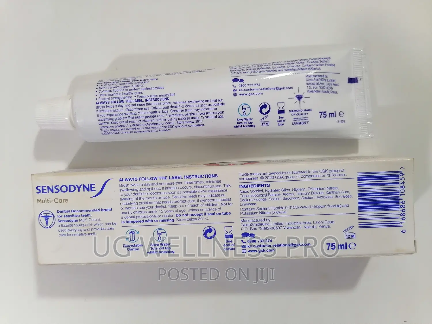 Sensodyne Multi Care Sensitivity Protection, Strong Teeth 75