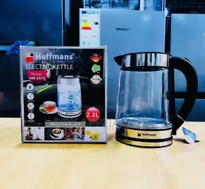 Hoffmans 2.2L Electric Glass Kettles Authentic
