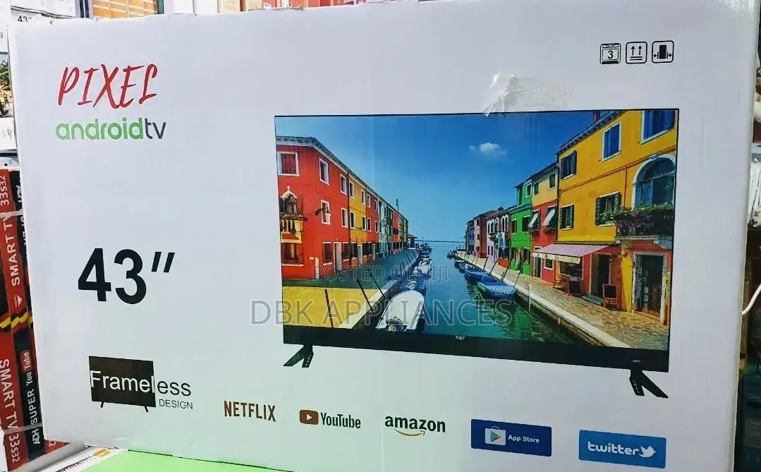 Pixel 43inch Smart Android TVS Authentic 2yr Warranty