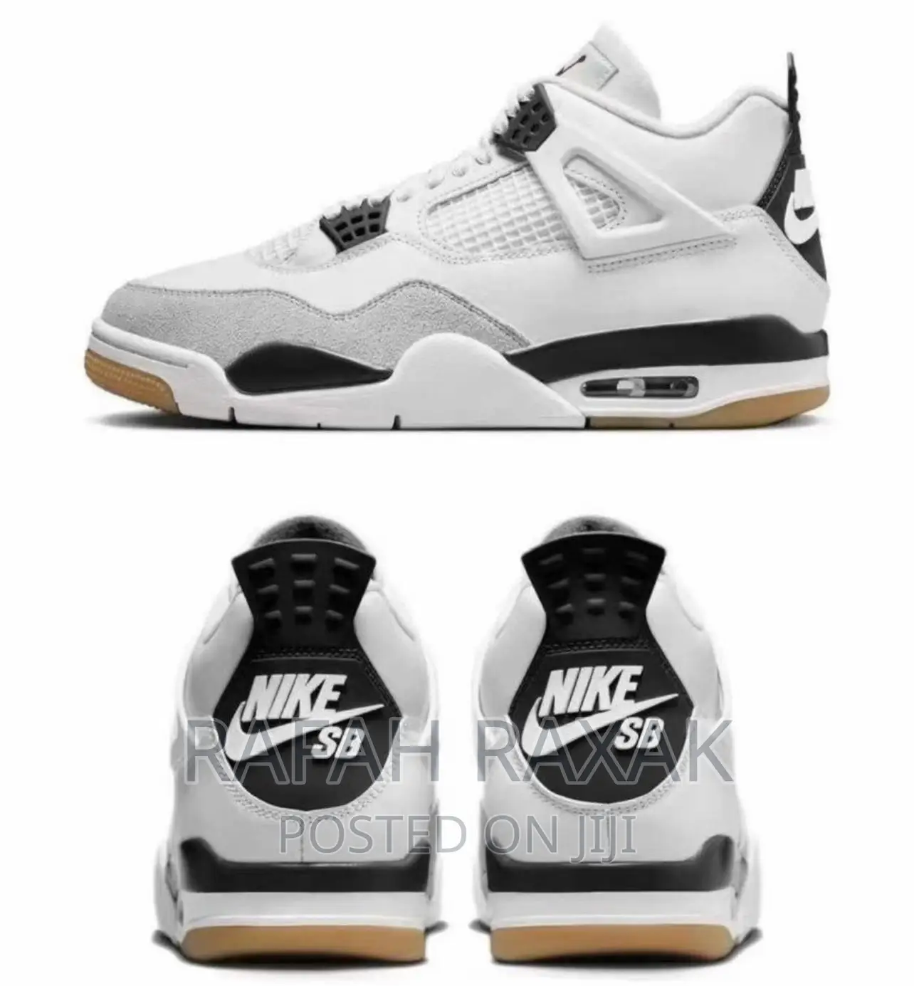 Original White Nike SB Air Jordan 4