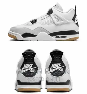 Original White Nike SB Air Jordan 4