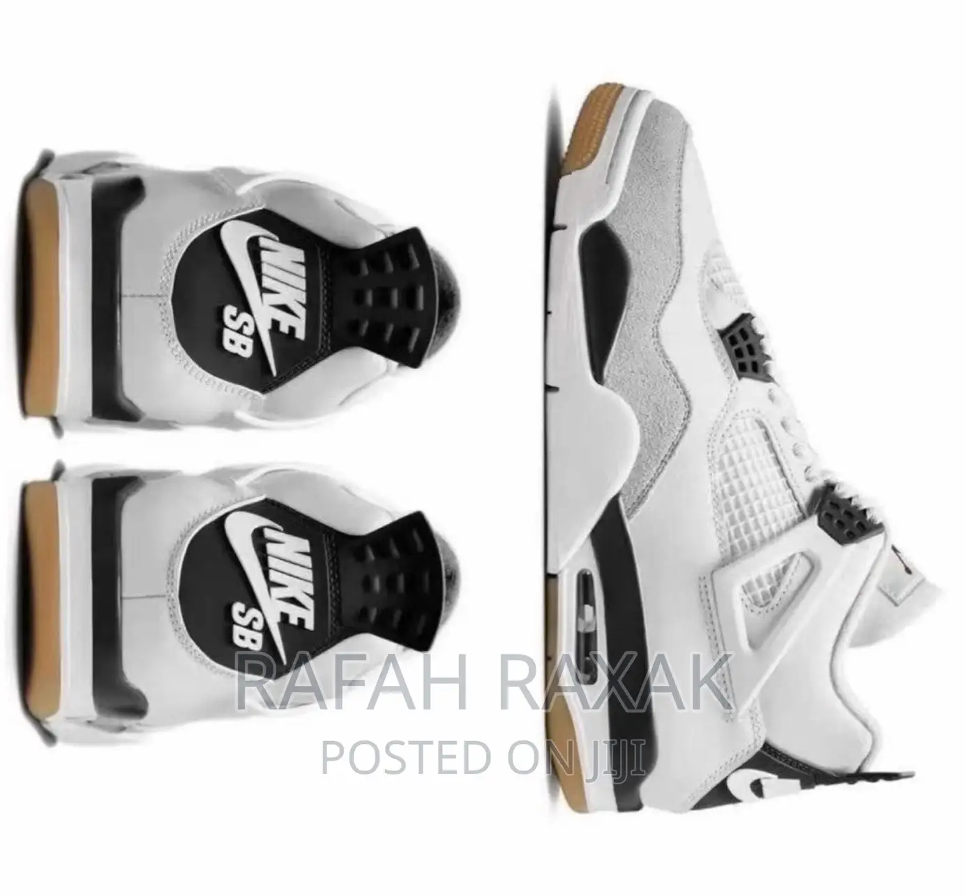 Original White Nike SB Air Jordan 4