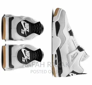 Original White Nike SB Air Jordan 4