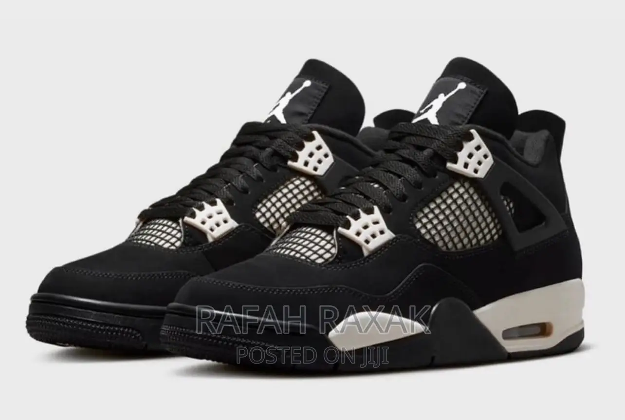 Original Black Air Jordan 4 Sneaker