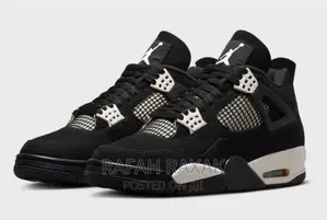 Original Black Air Jordan 4 Sneaker