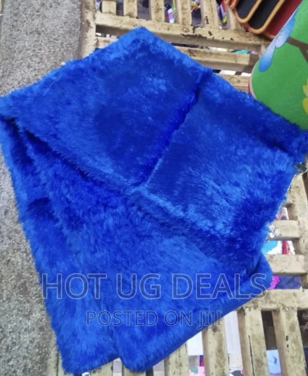 Large Size Soft Fluffy Center Carpets 2x3m- Blue