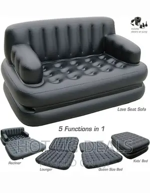 Modern 5 In 1 Air Sofa Lounge Bed. Size: 82 Cm X153 Cm
