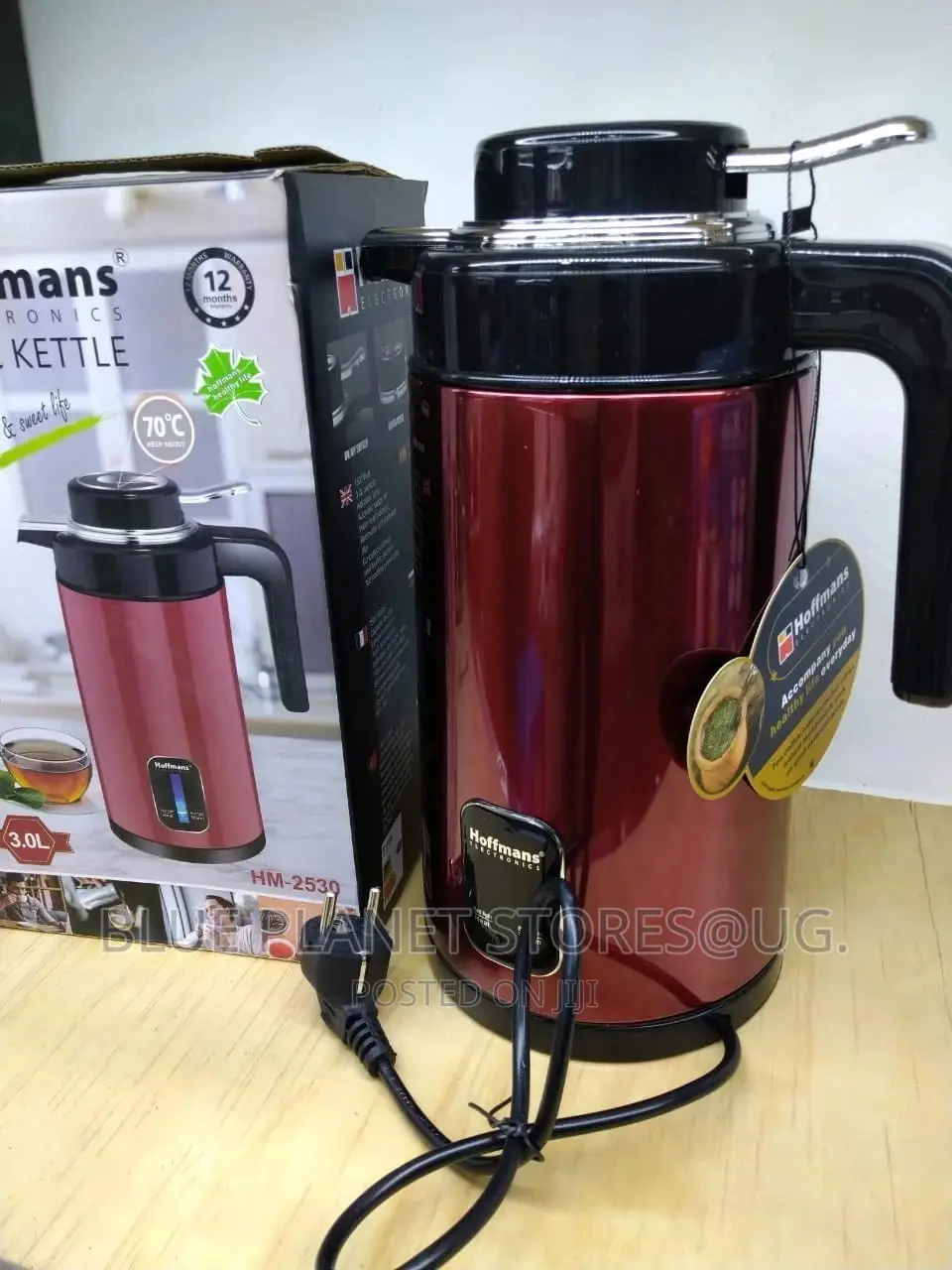 HOFFMANS 3.0litres Electric Kettle/Flask \\ 2000w \\ HM-2530
