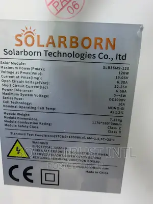 120w/12v Solar Born
