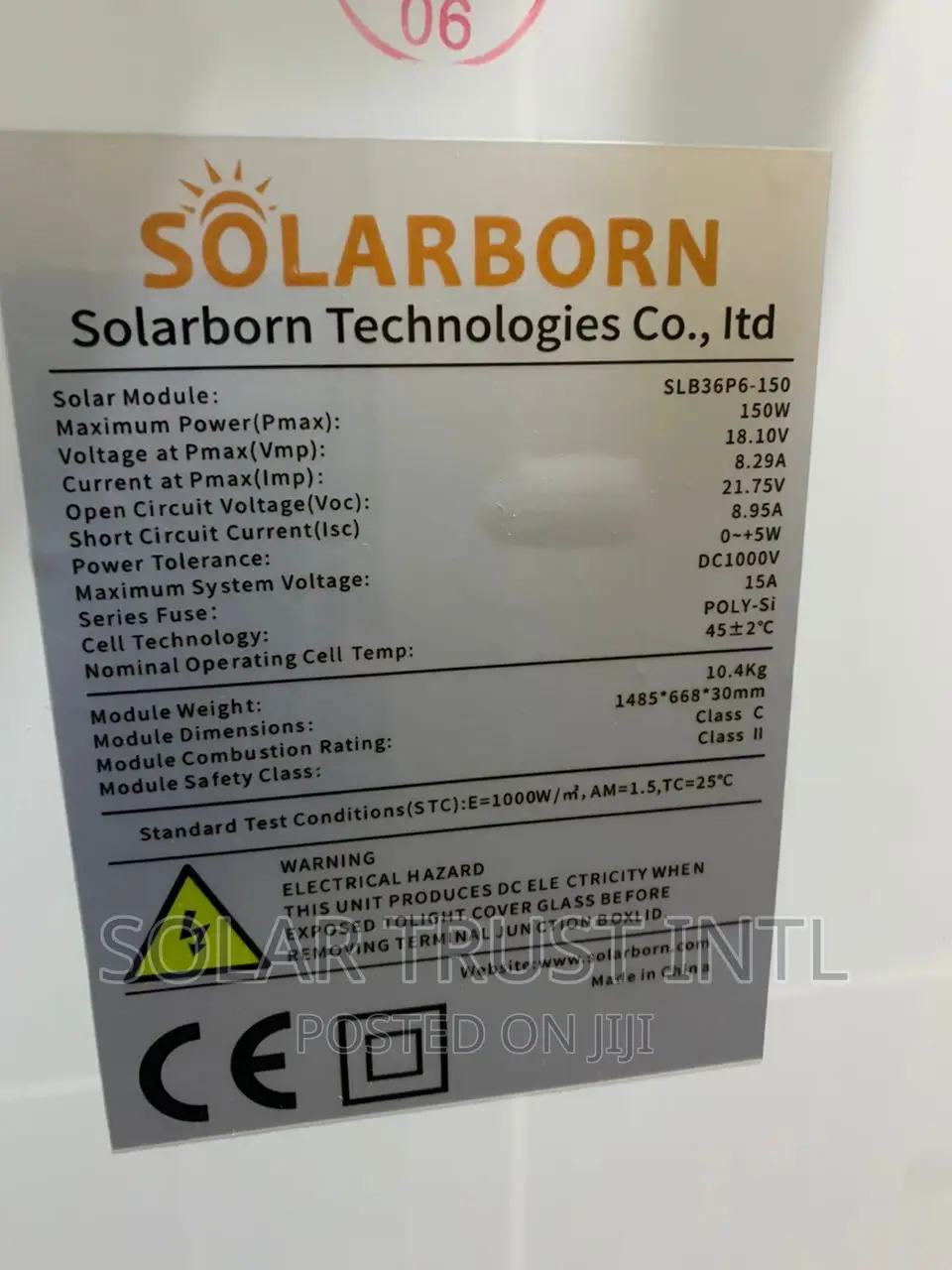 12v/150w Solar Panel
