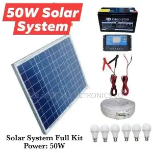 50w Solar System Full Kit
