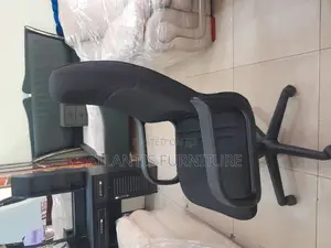 Black Fabric Office Chair (High Back)