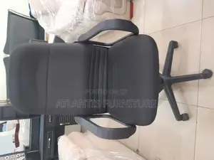 Black Fabric Office Chair (High Back)