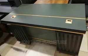 Office Table Executive Black Color 140cm
